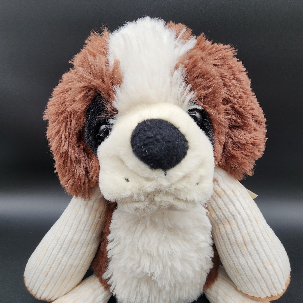 Scentsy 15" Brown White Patch the Dog Buddy Plush Corduroy Puppy Stuffed Animal